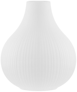 Vase ARDESTO Lucca 16.5х19.5cm, porcelain, white