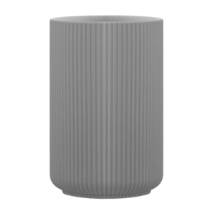 Vase ARDESTO Cremona 10х15.1cm, porcelain, gray
