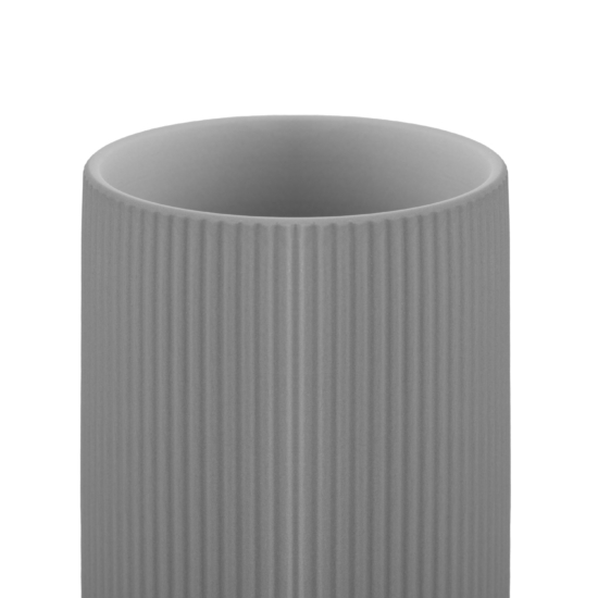 Vase ARDESTO Cremona 10х15.1cm, porcelain, gray