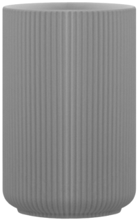 Vase ARDESTO Cremona 10х15.1cm, porcelain, gray