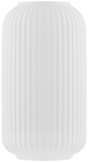 Vase ARDESTO Loreto 12.2х21.5cm, porcelain, white