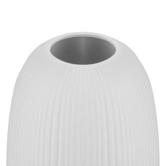 Vase ARDESTO Apulia 13.2х17.9cm, porcelain, gray