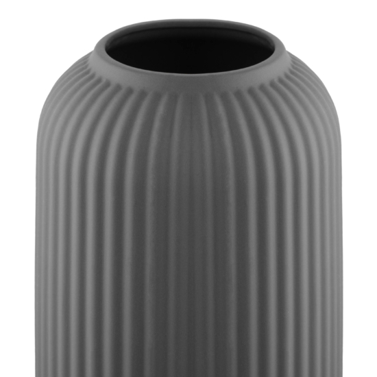 Vase ARDESTO Imola 14х26cm, porcelain, gray