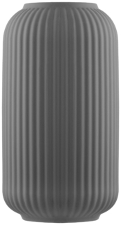 Vase ARDESTO Imola 14х26cm, porcelain, gray
