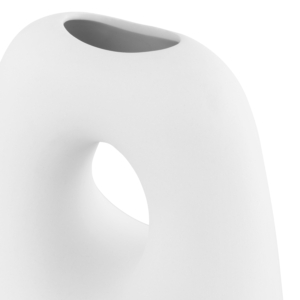 Vase ARDESTO Midori 12.7х10х23cm, porcelain, white