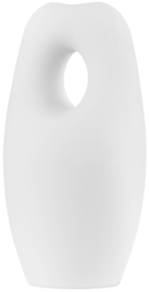 Vase ARDESTO Midori 12.7х10х23cm, porcelain, white