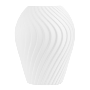Vase ARDESTO Trento 15.5х20cm, porcelain, white