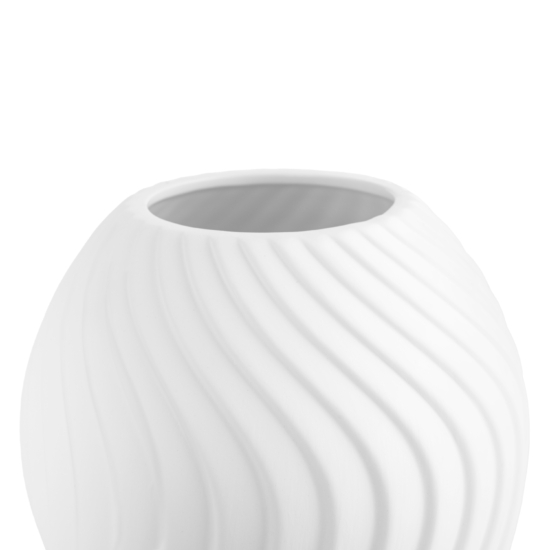 Vase ARDESTO Trento 15.5х20cm, porcelain, white