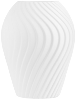Vase ARDESTO Trento 15.5х20cm, porcelain, white