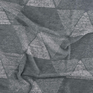 Blanket ARDESTO  Leonardo 150х200cm, 50% cotton, 30% polyester, 20% acrylic, geometry, grey
