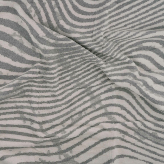 Blanket ARDESTO  Leonardo 200х220cm, 50% cotton, 30% polyester, 20% acrylic, wave, grey
