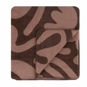 Blanket ARDESTO  Leonardo 150х200cm, 50% cotton, 30% polyester, 20% acrylic, draw, brown