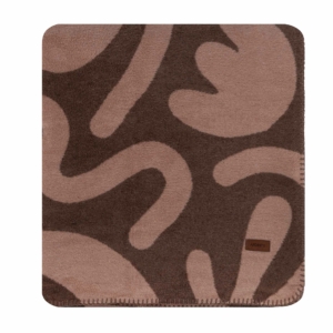 Blanket ARDESTO  Leonardo 200х220cm, 50% cotton, 30% polyester, 20% acrylic, draw, brown