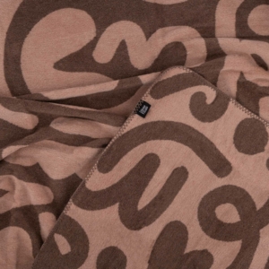 Blanket ARDESTO  Leonardo 200х220cm, 50% cotton, 30% polyester, 20% acrylic, draw, brown