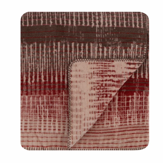 Blanket ARDESTO  Leonardo 150х200cm, 50% cotton, 30% polyester, 20% acrylic, zigzag, brown