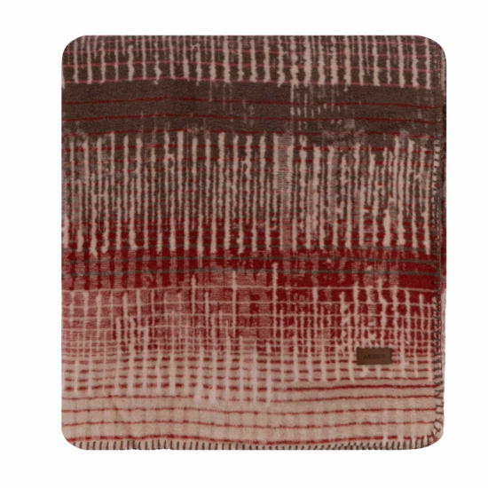 Blanket ARDESTO  Leonardo 200х220cm, 50% cotton, 30% polyester, 20% acrylic, zigzag, brown