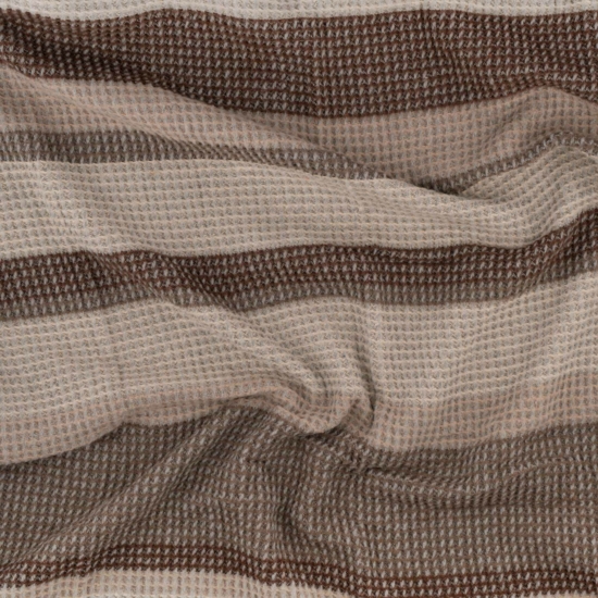 Blanket ARDESTO  Leonardo 150х200cm, 50% cotton, 30% polyester, 20% acrylic, pique, brown