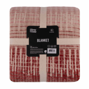 Blanket ARDESTO  Leonardo 200х220cm, 50% cotton, 30% polyester, 20% acrylic, zigzag, brown