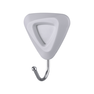 Set of self-adhesive hooks ARDESTO Triangle 3pcs, plastic, grey