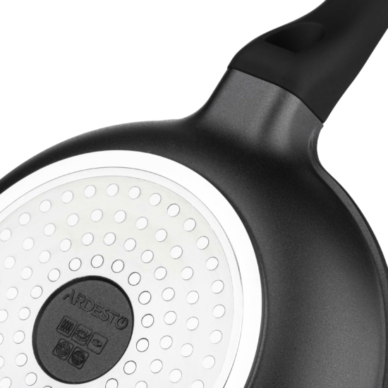 Ardesto Deep Fry pan Black Mars Mira, 20cm, aluminium, black