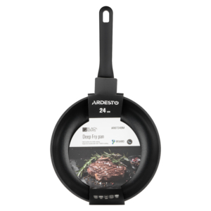 Ardesto Deep Fry pan Black Mars Mira, 24cm, aluminium, black