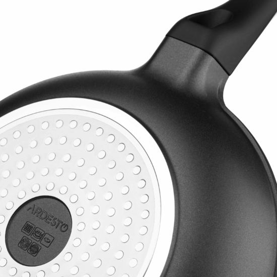 Ardesto Deep Fry pan Black Mars Mira, 24cm, aluminium, black