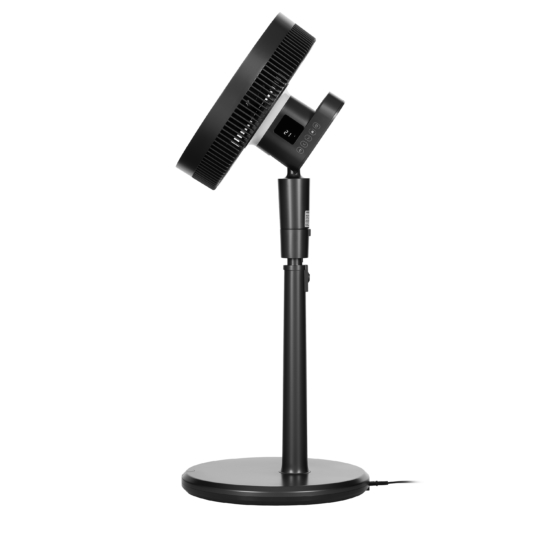 Floor fan ARDESTO FN-W1412EGR , 40 cm, 35 W, remote control, height 90-110 cm, 3D rotation, display, electric control, gray