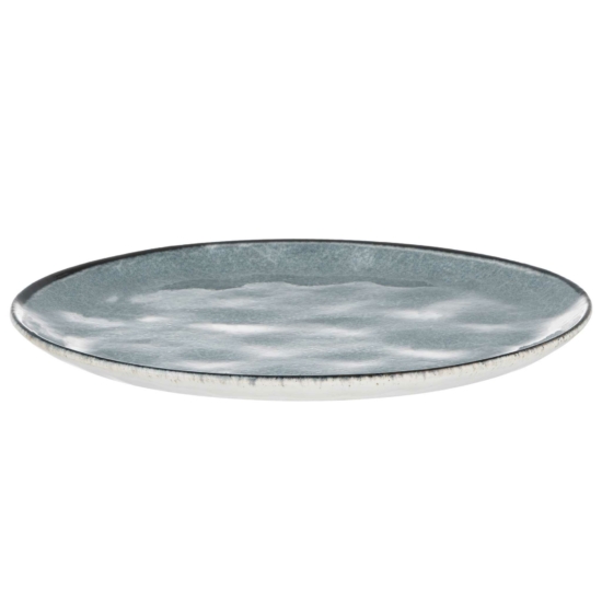 Ardesto Plate Daiano, 22cm, porcelain, gray