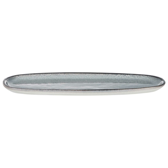 Ardesto Plate Daiano, 28х16.6х1.4cm, porcelain, gray