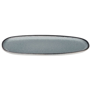 Ardesto Plate Daiano, 28х16.6х1.4cm, porcelain, gray