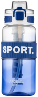 Бутылка для воды ARDESTO Gradient 780мл, пластик, голубой