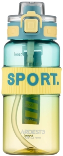Бутылка для воды ARDESTO Gradient 780мл, пластик, зеленый