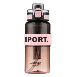 Бутылка для воды ARDESTO Gradient 780мл, пластик, розовый