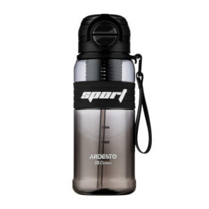 Бутылка для воды ARDESTO Urban 850мл, пластик, черный