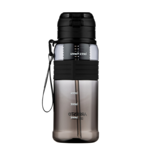 Бутылка для воды ARDESTO Urban 850мл, пластик, черный