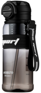 Бутылка для воды ARDESTO Urban 850мл, пластик, черный