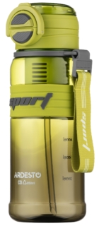Бутылка для воды ARDESTO Urban 850мл, пластик, зеленый
