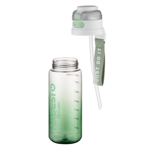 Бутылка для воды ARDESTO Gym 800мл, пластик, зеленый