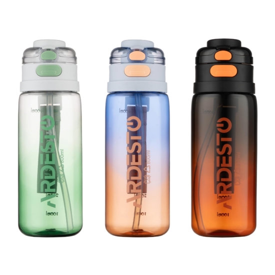 Бутылка для воды ARDESTO Gym 800мл, пластик, зеленый