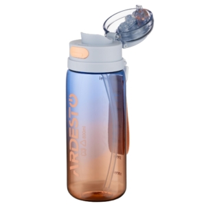 Бутылка для воды ARDESTO Gym 800мл, пластик, голубой