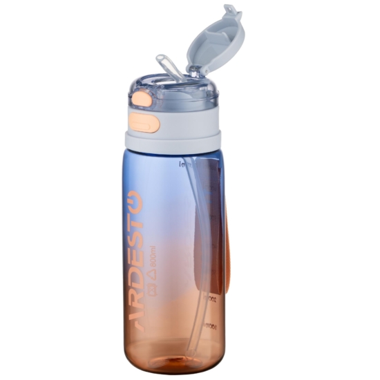 Бутылка для воды ARDESTO Gym 800мл, пластик, голубой