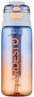 Бутылка для воды ARDESTO Gym 800мл, пластик, голубой