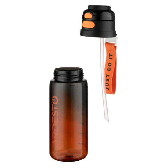 Бутылка для воды ARDESTO Gym 800мл, пластик, черный