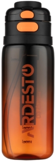 Бутылка для воды ARDESTO Gym 800мл, пластик, черный