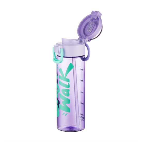 Бутылка для воды ARDESTO City Walk 680мл, пластик, фиолетовый