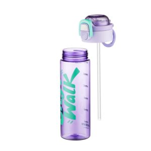 Бутылка для воды ARDESTO City Walk 680мл, пластик, фиолетовый