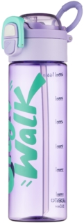 Бутылка для воды ARDESTO City Walk 680мл, пластик, фиолетовый