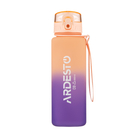Бутылка для воды ARDESTO Travel 650мл, пластик, розовый