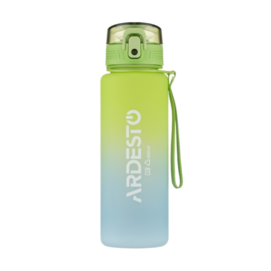 Бутылка для воды ARDESTO Travel 650мл, пластик, зеленый