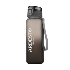 Бутылка для воды ARDESTO Travel 650мл, пластик, черный
